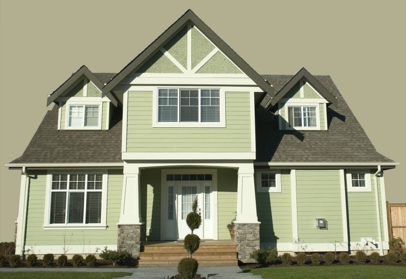 Siding Installation on a Gable End